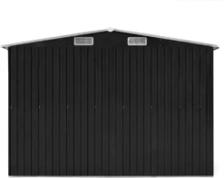 VidaXL Gerätehaus 257x489x181 Cm Metall Anthrazit 12 VidaXL Gerätehaus 257x489x181 Cm Metall Anthrazit -Grünwelt Exporteren Garten-Winkel 889449a0ac078e6c6e161d7d70907031