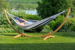 Amazonas Hängematte Und Gestell Apollo Set Marine 210 X 140 Cm; Bunt, AZ-6010120 -Grünwelt Exporteren Garten-Winkel 88ec0631837b746969737396a16f3983