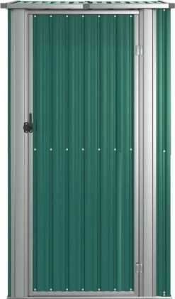 VidaXL Geräteschuppen Grün 118,5x97x209,5 Cm Verzinkter Stahl -Grünwelt Exporteren Garten-Winkel 89199fb0a805e4634cd8ed9cc3e26baf
