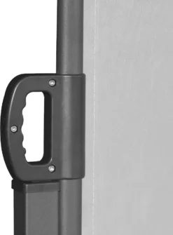 SVITA Doppel Seitenmarkise 600x200cm Sichtschutz Sonnenschutz Ausziehbar Hellgrau -Grünwelt Exporteren Garten-Winkel 8958654060b43eba05f8fbe50002cf97