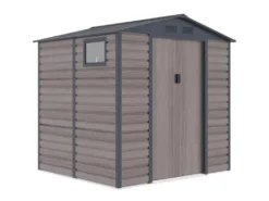 Gartenhaus Gerätehaus - 4,15 M² - Stahl - Holz-Optik - ADELMO