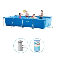 INTEX 28274GN Frame Pool Set Rechteckig 450 X 220 X 84 Cm Inkl. Filter -Grünwelt Exporteren Garten-Winkel 8a01cba6fc30e35126b12d1af6e06e33