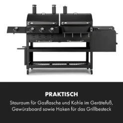 Klarstein Gasgrill Mit Smoker, Gasgrill Mit 4 Brenner, 13,5kW Edelstahl-Gasgrill, BBQ Gasgrill Für Balkon & Garten, Grill Für Gas & Kohle, Gasgrills Mit 4 Brenner & Thermometer 17 Klarstein Gasgrill Mit Smoker, Gasgrill Mit 4 Brenner, 13,5kW Edelstahl-Gasgrill, BBQ Gasgrill Für Balkon & Garten, Grill Für Gas & Kohle, Gasgrills Mit 4 Brenner & Thermometer -Grünwelt Exporteren Garten-Winkel 8ac6bb29fa8d1c4a10ba61a587bd54af