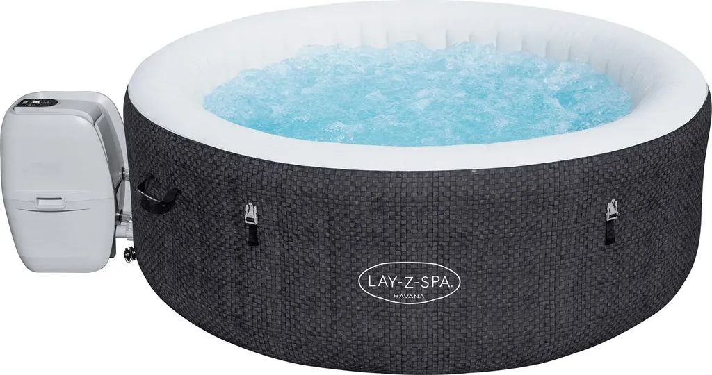 Bestway® LAY-Z-SPA® WLAN-Whirlpool Havana AirJet™ Ø 180 X 66 Cm, Rund 1 Bestway® LAY-Z-SPA® WLAN-Whirlpool Havana AirJet™ Ø 180 X 66 Cm, Rund