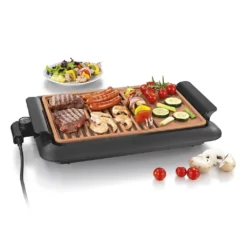 GOURMETmaxx Tischgrill Rauchfrei Beef Grill BBQ Tisch Elektro Balkon Garten Rauchfrei 220 °C Schwarz -Grünwelt Exporteren Garten-Winkel 8b498a3d1c5320da3c358015d79ef719