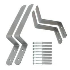 PremiumX Wandhalterung Für Festzeltgarnitur Wand-Halter Biertisch-Garnitur Aufhängung 1 Tisch 2 Bänke Stahl-Wandhaken Halter-Set Inkl. Befestigung Fischer Dübel Schrauben -Grünwelt Exporteren Garten-Winkel 8baa6844441a066b7996a0b3f1bd1d1e