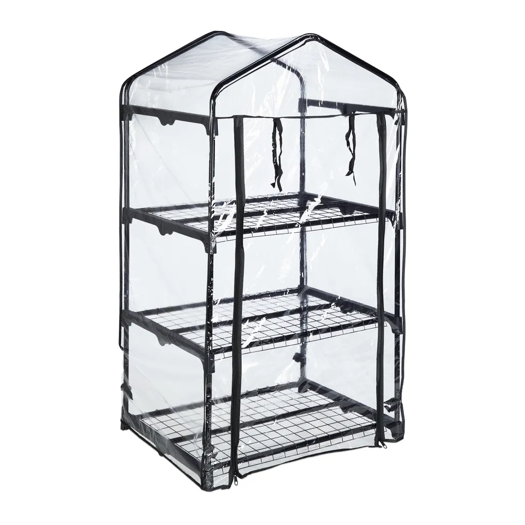 Relaxdays Gewächshaus Für Balkon Mit 3 Ebenen 10 Relaxdays Gewächshaus Für Balkon Mit 3 Ebenen – Bild 10