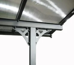 Westmann Aluminium Terassenüberdachung Mit Doppelstegplatten "Bruce" Schwarz 556 X 300 X 225-270 Cm (L X B X H) -Grünwelt Exporteren Garten-Winkel 8cb58283b12793d0c7b7a02d5cbdc41f