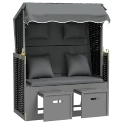 VidaXL Strandkorb Mit Kissen Poly Rattan Massivholz Anthrazit Schwarz 11 VidaXL Strandkorb Mit Kissen Poly Rattan Massivholz Anthrazit Schwarz -Grünwelt Exporteren Garten-Winkel 8cdcc93c262daa9331641ed7c513ae50