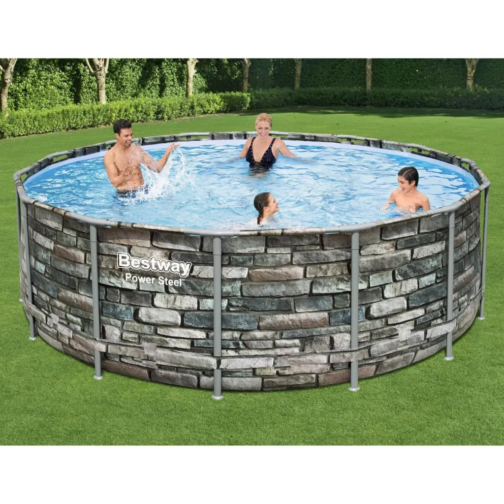 Bestway Power Steel Swimming Pool 427x122 Cm 2 Bestway Power Steel Swimming Pool 427x122 Cm – Bild 2