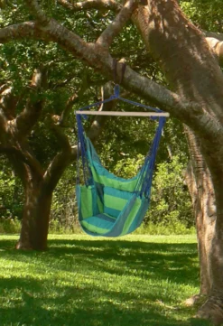 Garden Pleasure Hängesessel TOBAGO Blau/grün Hängesitz -Grünwelt Exporteren Garten-Winkel 8e5bc9f76df005ce006d5614fb94e342