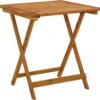 VidaXL Klappbarer Gartentisch 70 X 70 X 75 Cm Massivholz Akazie