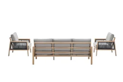 Garden Impressions Decala Lounge Set 4-teilig Aluminium Hell Teaklook Taupe -Grünwelt Exporteren Garten-Winkel 8ef45dc9e637bbc10c713f67852787b3