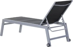 Outsunny Sonnenliege, Gartenliege, 5-stufige Rückenlehne, Aluminium, Schwarz, 169 X 65 X 102 Cm -Grünwelt Exporteren Garten-Winkel 8f25751d350874ff762b1cc343d10752