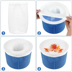 20 Stück Pool Skimmer Filter Socken Net Körbe Skimmer Skimmerkorb Schwimmbad Skimmer Wegwerf Feinfilter Poolzubehör Weiß -Grünwelt Exporteren Garten-Winkel 8f2f48d158ad361c2c585d597de69e2d