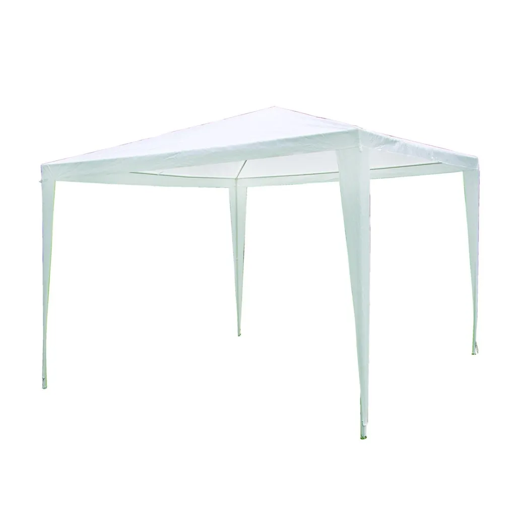 Pavillon Gartenzelt Partyzelt Gartenpavillon 3x3m Ohne Seitenwände In Weiß 5 Pavillon Gartenzelt Partyzelt Gartenpavillon 3x3m Ohne Seitenwände In Weiß – Bild 5