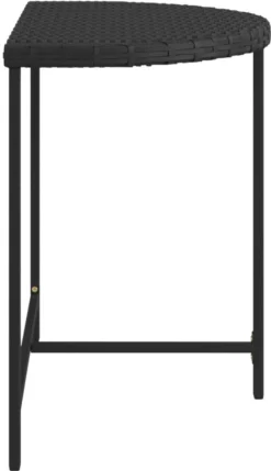 VidaXL Gartentisch Schwarz 80x50x75 Cm Poly Rattan -Grünwelt Exporteren Garten-Winkel 8fb9416ded257488346a34247056dcb0