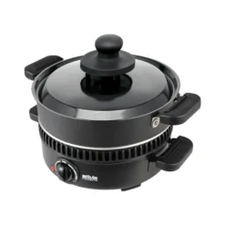 Silva PK-M 800 Multiröster - Maronibräter - Wendegussplatte - 600 Watt - Schwarz