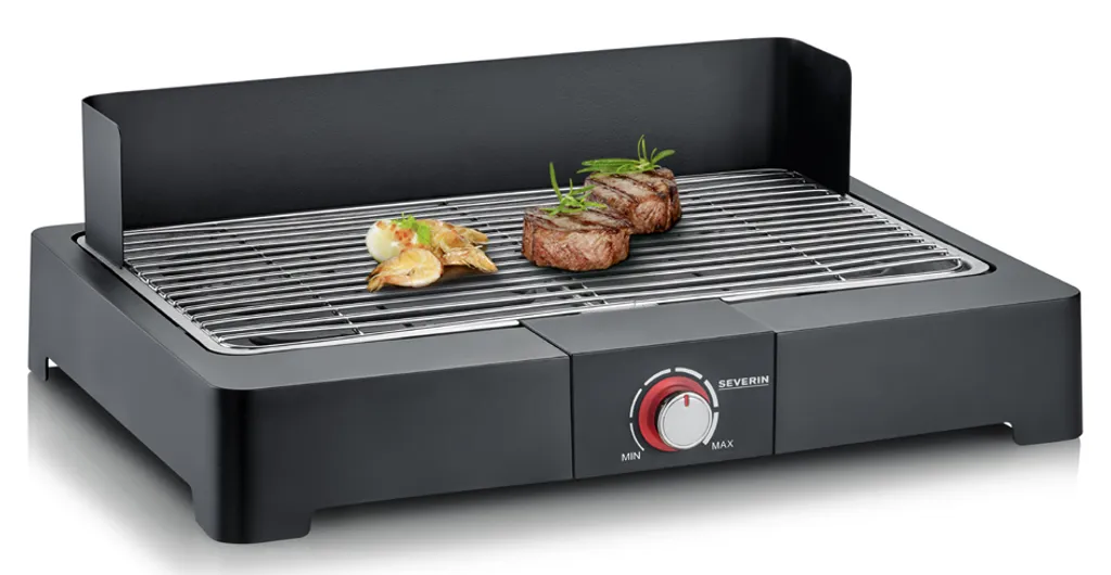 SEVERIN Tischgrill PG 8560 2.200 Watt Schwarz 2 SEVERIN Tischgrill PG 8560 2.200 Watt Schwarz – Bild 2