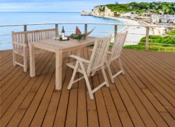 Garden Pleasure Teak Garten Bank Solo 3-Sitzer Sitzbank Essbank Möbel Holzbank -Grünwelt Exporteren Garten-Winkel 9105518639ec484924138310af8ebb2a