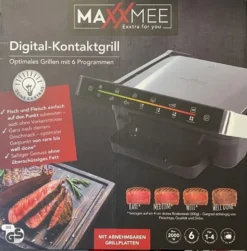 Kontaktgrill Tischgrill Sandwichtoaster Mit 6 Programmen - 2000W MAXXMEE -Grünwelt Exporteren Garten-Winkel 91875645a9f12dddedea6f4a0ed1f84b