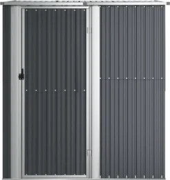 VIDAXL Möbel Geräteschuppen Anthrazit 180,5x97x209,5 Cm Verzinkter Stahl 2023 -Grünwelt Exporteren Garten-Winkel 91ac6a4b246ac34fcaece6fdbedb3f4b