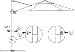 VidaXL Ampelschirm Mit Stahlmast 250×250 Cm Sandfarben -Grünwelt Exporteren Garten-Winkel 91b6e03d7a459885135c2c424ba50168