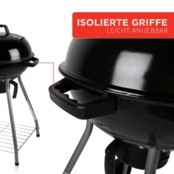 BBQ Collection Holzkohlegrill, Kugelgrill Rundgrill Ø 45 X 83 Cm Mit Deckel, Stabiler Standgrill Auf Rädern Mit Abnehmbarem Aschekasten & Ablagegitter, Schwarz 29 BBQ Collection Holzkohlegrill, Kugelgrill Rundgrill Ø 45 X 83 Cm Mit Deckel, Stabiler Standgrill Auf Rädern Mit Abnehmbarem Aschekasten & Ablagegitter, Schwarz -Grünwelt Exporteren Garten-Winkel 9213c5214694a07d0592252d5b4b8bbc