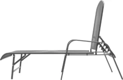 VidaXL Sonnenliege Stahl Anthrazit -Grünwelt Exporteren Garten-Winkel 926f8b69f6c8f75b06b0bff801f3fcda