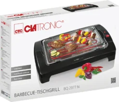 CLATRONIC Barbecue-Tischgrill BQ 2977 N Schwarz 17 CLATRONIC Barbecue-Tischgrill BQ 2977 N Schwarz -Grünwelt Exporteren Garten-Winkel 92f22c3babd388ad54ed8a655db0a7d2