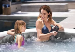 Intex Pool PureSPA 28440 Bubble 'Greywood Deluxe' Rund, 196/145cm Durchmesser (außen/innen) -Grünwelt Exporteren Garten-Winkel 944985bca16d81fb18442c174ec21164