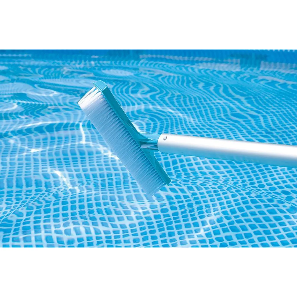Intex Pool Reinigungsset, Teleskopstiel 2,79m / Schlauch 7,5m / 2tlg. Bodensauger Mit Filtersieb Zum Anschluß An Die Filterpumpe, 2 Intex Pool Reinigungsset, Teleskopstiel 2,79m / Schlauch 7,5m / 2tlg. Bodensauger Mit Filtersieb Zum Anschluß An Die Filterpumpe, – Bild 2