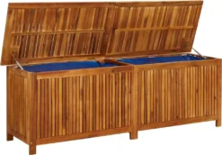 VidaXL Garten-Aufbewahrungsbox 175x50x58 Cm Massivholz Akazie -Grünwelt Exporteren Garten-Winkel 95258ad7bd5100ae6422b2cc085b0866
