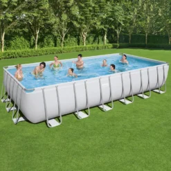 Bestway Power Steel™ Frame Pool Komplett-Set, Eckig, Mit Sandfilteranlage, Sicherheitsleiter & Abdeckplane 732 X 366 X 132 Cm 22 Bestway Power Steel™ Frame Pool Komplett-Set, Eckig, Mit Sandfilteranlage, Sicherheitsleiter & Abdeckplane 732 X 366 X 132 Cm -Grünwelt Exporteren Garten-Winkel 9548ff2fe025275a1a6b3a702545db0b