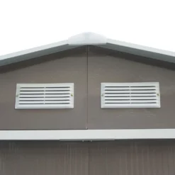 Outsunny Metall Gerätehaus Mit Fundament Geräteschuppen Gartenhaus Garten Schuppen 277 X 191 X 192 Cm -Grünwelt Exporteren Garten-Winkel 96210c171cd0bbab896a75f76193de3f