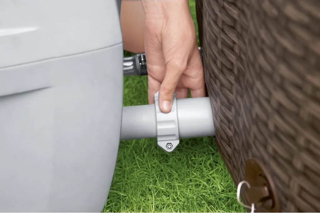 Bestway LAY-Z-SPA® St. Moritz AirJet™ Whirlpool, 216 X 71 Cm, 5-7 Personen, Rund, Braun 19 Bestway LAY-Z-SPA® St. Moritz AirJet™ Whirlpool, 216 X 71 Cm, 5-7 Personen, Rund, Braun – Bild 19