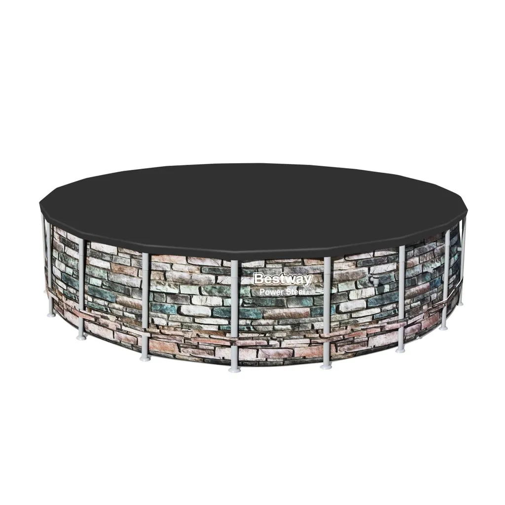 Bestway Power Steel™ Frame Pool Komplett-Set, Rund, 610x132cm, 56883 7 Bestway Power Steel™ Frame Pool Komplett-Set, Rund, 610x132cm, 56883 – Bild 7