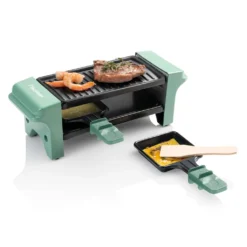 Bestron Raclette Für 1 Bis 2 Personen, Mini Tischgrill Mit Zwei Pfännchen Und Zwei Holzschabern, 350 Watt, Farbe: Grün/Schwarz 21 Bestron Raclette Für 1 Bis 2 Personen, Mini Tischgrill Mit Zwei Pfännchen Und Zwei Holzschabern, 350 Watt, Farbe: Grün/Schwarz -Grünwelt Exporteren Garten-Winkel 9716214db5c8c13b8a7f952c451525d9