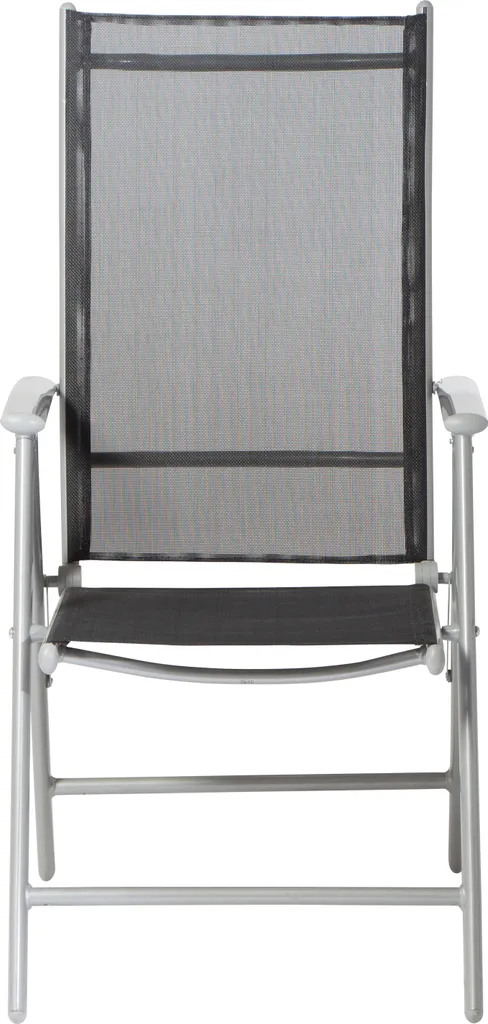 Siena Garden Saturn Klappsessel 2er Set, Gestell Aluminium In Silber, Fläche Textilbezug In Schwarz 3 Siena Garden Saturn Klappsessel 2er Set, Gestell Aluminium In Silber, Fläche Textilbezug In Schwarz – Bild 3