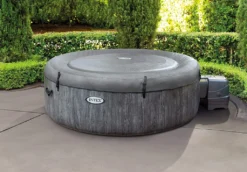 Intex Pool PureSPA 28440 Bubble 'Greywood Deluxe' Rund, 196/145cm Durchmesser (außen/innen)