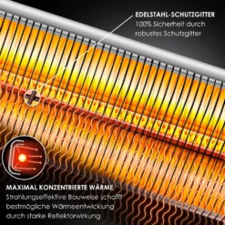 KESSER® Standheizstrahler Infrarot Stand Heizstrahler Inkl. Schutzhülle Wärmestrahler Terrasse Infrarotstrahler Turmheizstrahler 2000 Watt Terrassenstrahler Standheizung Mit Fernbedienung, Farbe:Silber 12 KESSER® Standheizstrahler Infrarot Stand Heizstrahler Inkl. Schutzhülle Wärmestrahler Terrasse Infrarotstrahler Turmheizstrahler 2000 Watt Terrassenstrahler Standheizung Mit Fernbedienung, Farbe:Silber -Grünwelt Exporteren Garten-Winkel 98cf4096b5543bdb9ddecc4883d866ab