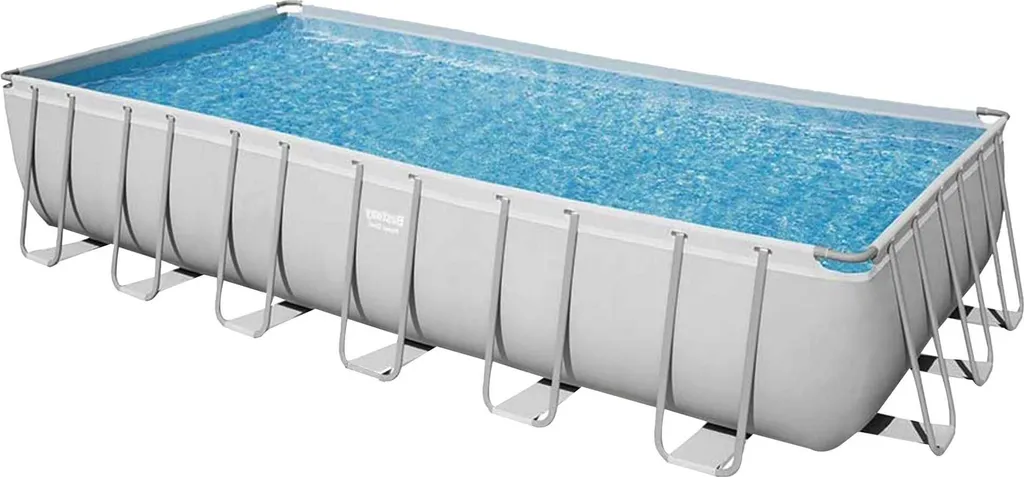 Bestway Power Steel™ Frame Pool Komplett-Set, Eckig, Mit Sandfilteranlage, Sicherheitsleiter & Abdeckplane 732 X 366 X 132 Cm 12 Bestway Power Steel™ Frame Pool Komplett-Set, Eckig, Mit Sandfilteranlage, Sicherheitsleiter & Abdeckplane 732 X 366 X 132 Cm – Bild 12