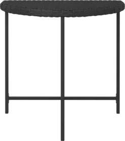 VidaXL Gartentisch Schwarz 80x50x75 Cm Poly Rattan -Grünwelt Exporteren Garten-Winkel 98ea0031166399ff4b55e00a72485003