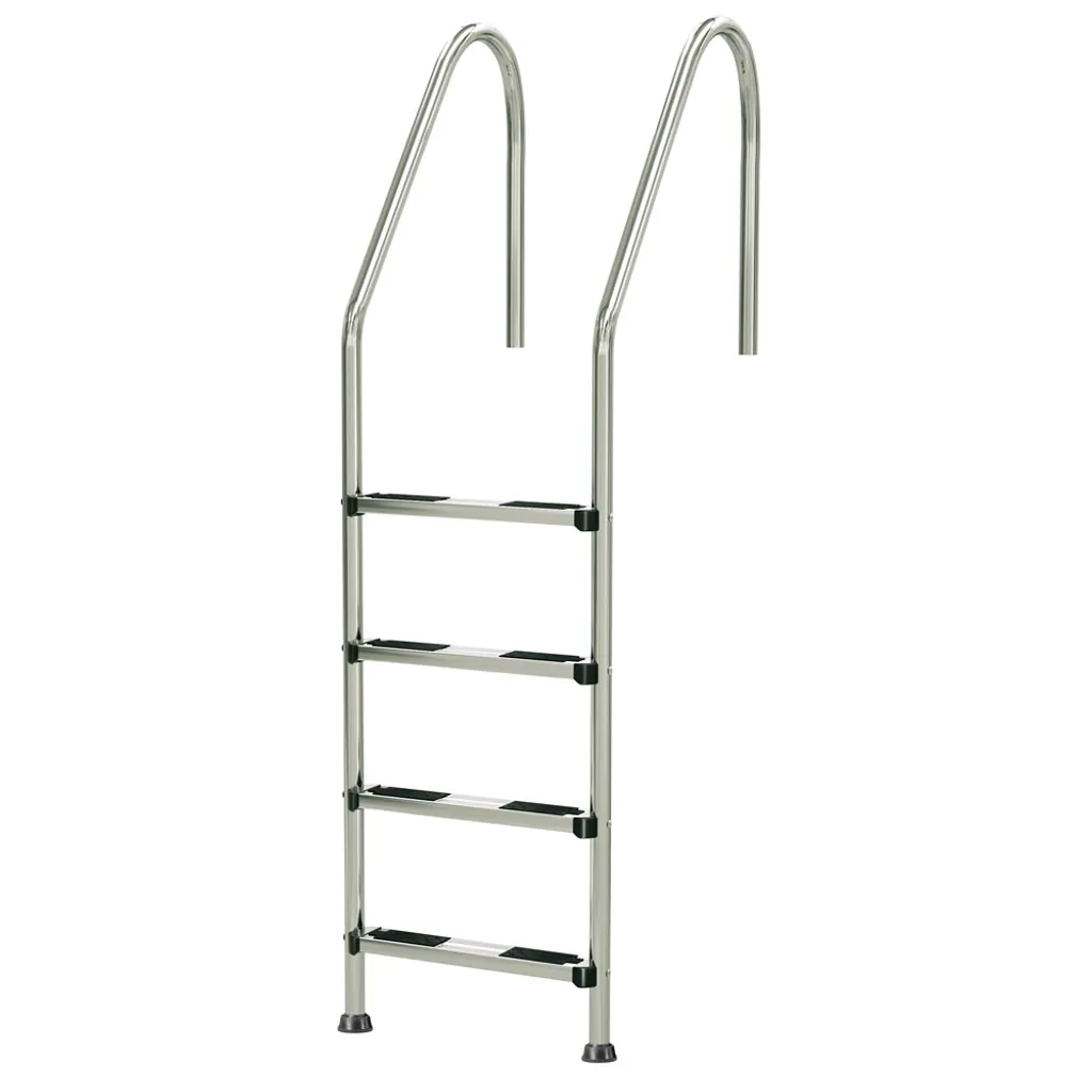Interline Edelstahl Einstiegsleiter 4 Stufen 7 Interline Edelstahl Einstiegsleiter 4 Stufen – Bild 7