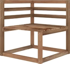 VidaXL 4-tlg. Garten-Lounge-Set Braun Imprägniertes Kiefernholz -Grünwelt Exporteren Garten-Winkel 9a20005c11699f89fb080340a568c1a6