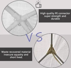 Yakimz Pavillon Verbolzung Festzelt Partyzelt Außenveranstaltungen Stahlrohre 3x6m Weiß -Grünwelt Exporteren Garten-Winkel 9a990a55abf48e5e60a573b198cceb92