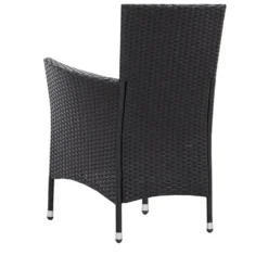 VidaXL Gartenstühle 2 Stk. Schwarz Poly Rattan -Grünwelt Exporteren Garten-Winkel 9b1edc3463f32ef37a8651df90d646b6