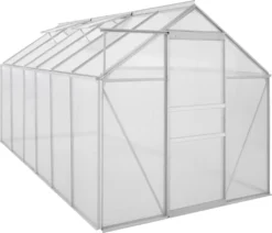 Zelsius Aluminium Gewächshaus 380 X 190 Cm, 6 Mm Platten, 7,22 M² 9 Zelsius Aluminium Gewächshaus 380 X 190 Cm, 6 Mm Platten, 7,22 M² -Grünwelt Exporteren Garten-Winkel 9b4109ca6c80e0735119a9b9f059e571