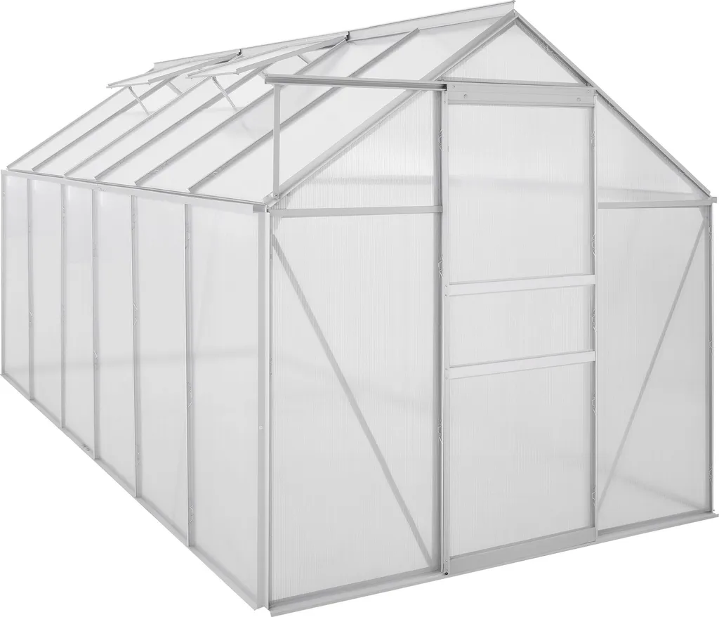 Zelsius Aluminium Gewächshaus 380 X 190 Cm, 6 Mm Platten, 7,22 M² 3 Zelsius Aluminium Gewächshaus 380 X 190 Cm, 6 Mm Platten, 7,22 M² – Bild 3