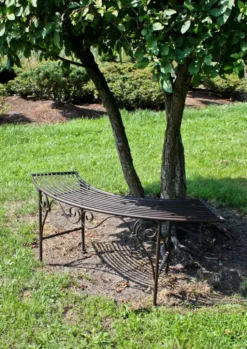 Garden Pleasure Eisen Bogenbank Sitzbank Parkbank Baumbank Edel Rost Optik Bank -Grünwelt Exporteren Garten-Winkel 9b626e46e00978fc14c42438f0887a58